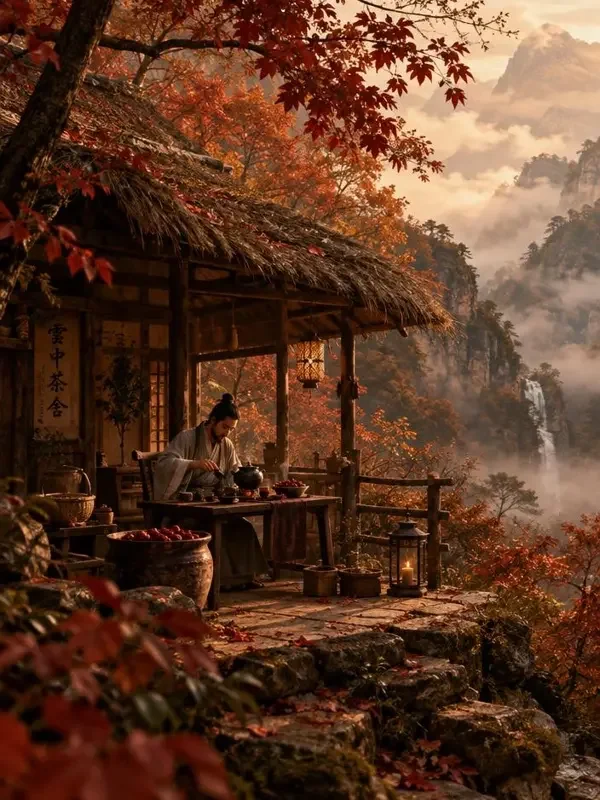 山中有客（古风传奇类温情短剧封面，来自黄果短剧APP）